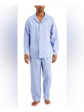 CLUB ROOM
Men's 2-Pc. Solid Oxford Pajama Set NWT